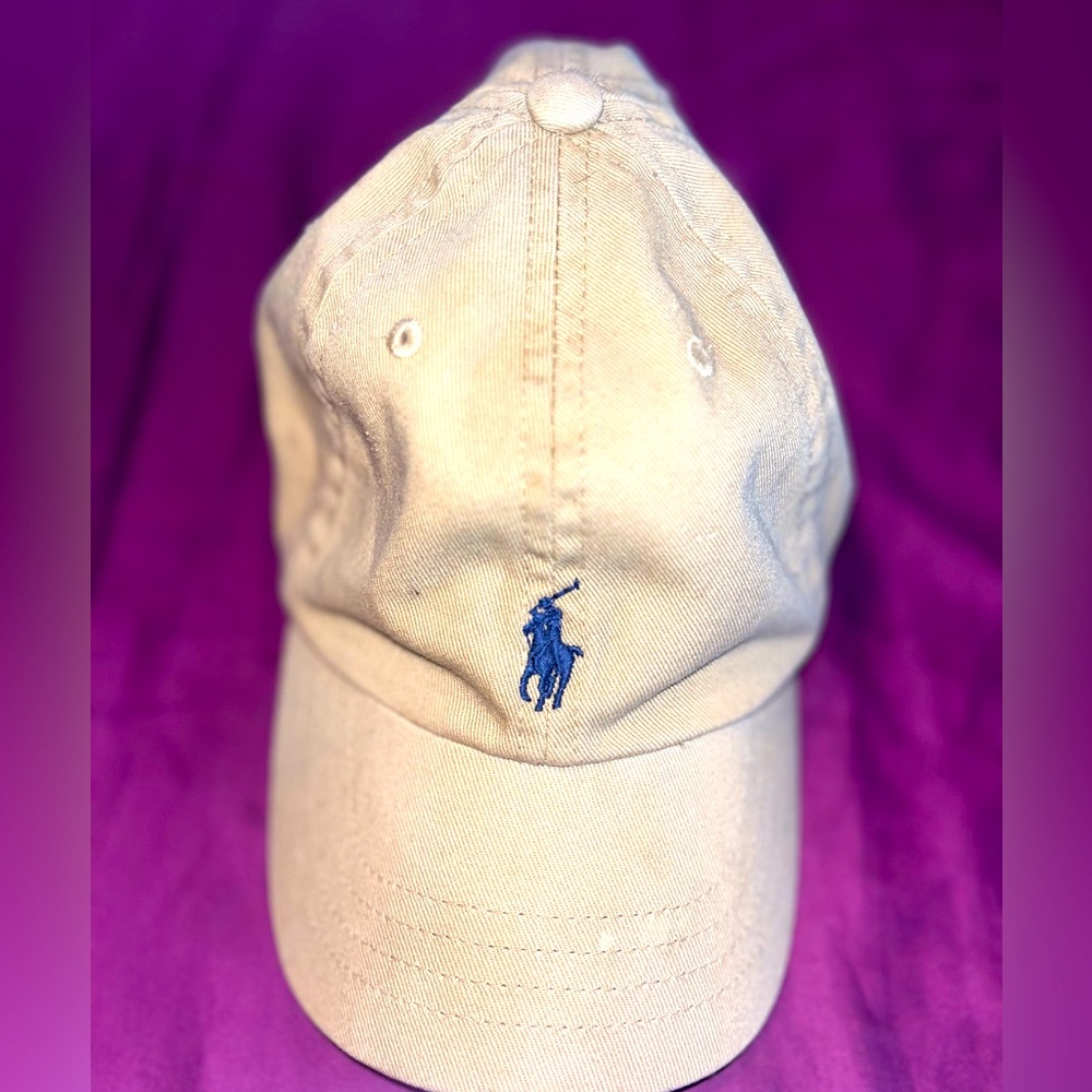 New* Baby/Toddler tan Polo Ball Cap